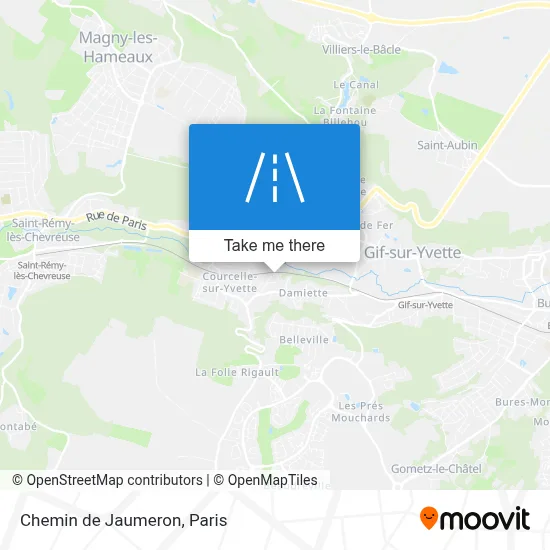 Chemin de Jaumeron map