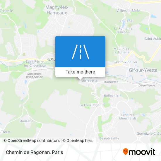 Chemin de Ragonan map