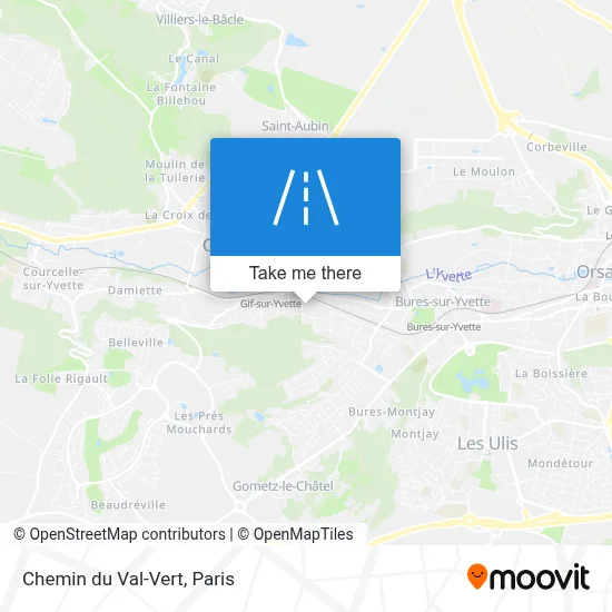 Chemin du Val-Vert map