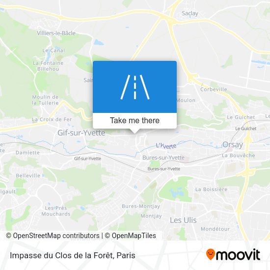 Impasse du Clos de la Forêt map