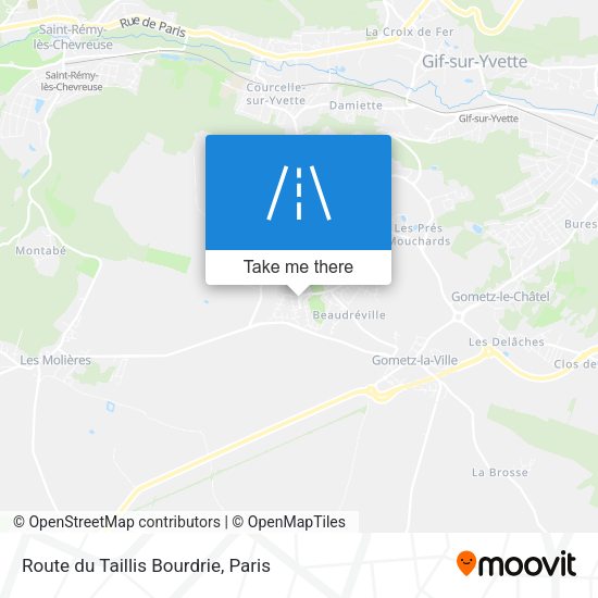 Route du Taillis Bourdrie map