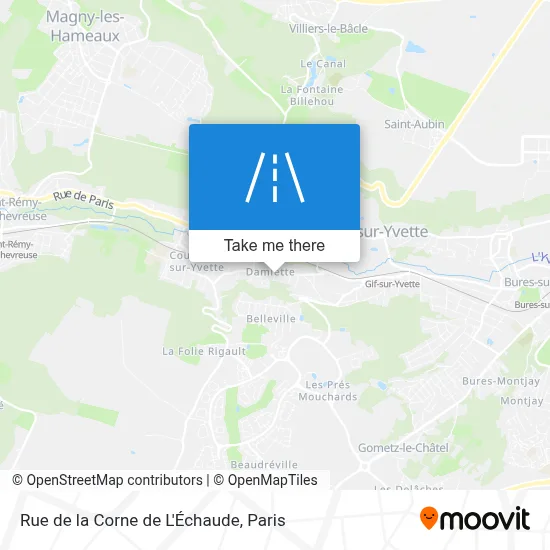 Rue de la Corne de L'Échaude map