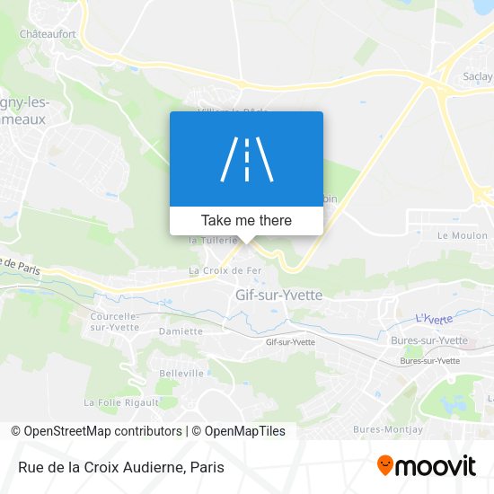 Rue de la Croix Audierne map