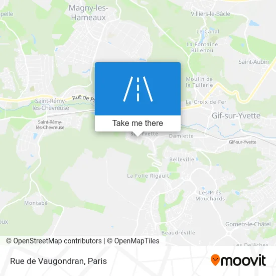Rue de Vaugondran map