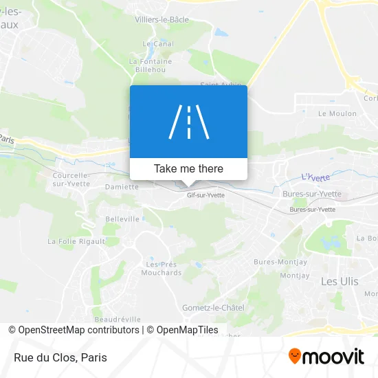 Rue du Clos map