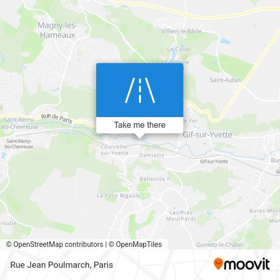 Rue Jean Poulmarch map