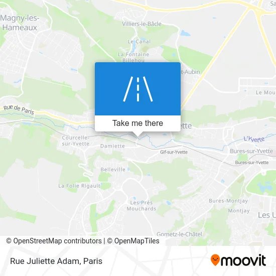Rue Juliette Adam map