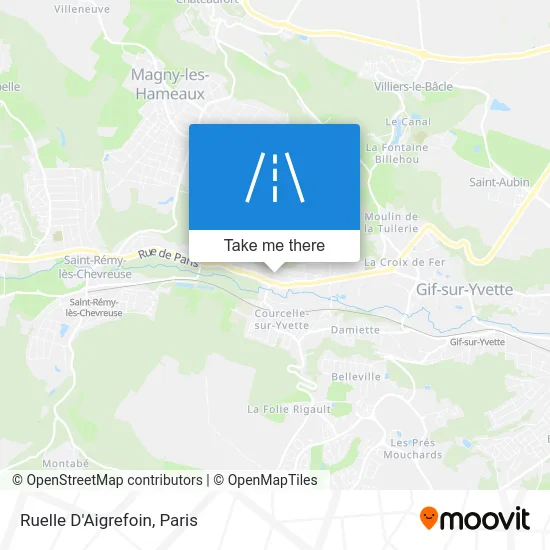 Mapa Ruelle D'Aigrefoin