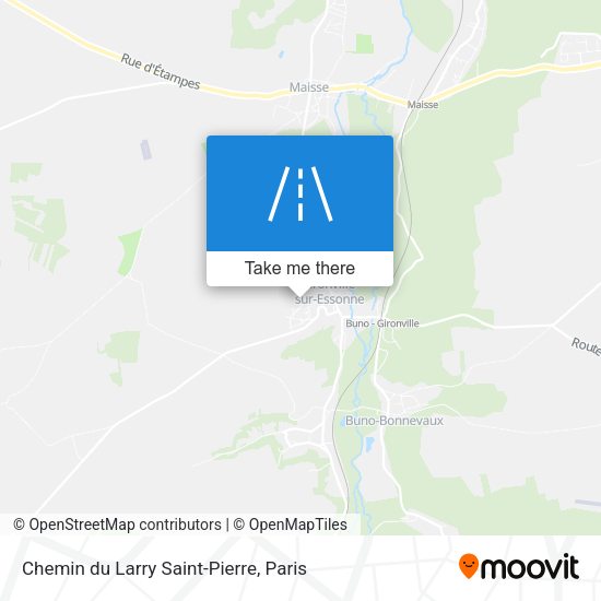 Chemin du Larry Saint-Pierre map