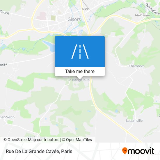 Rue De La Grande Cavée map