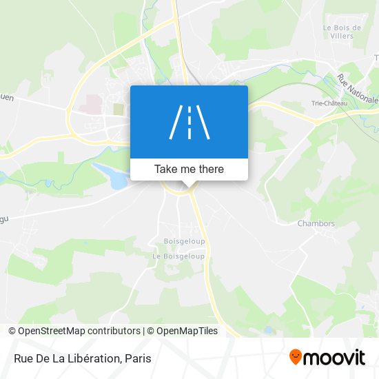 Rue De La Libération map