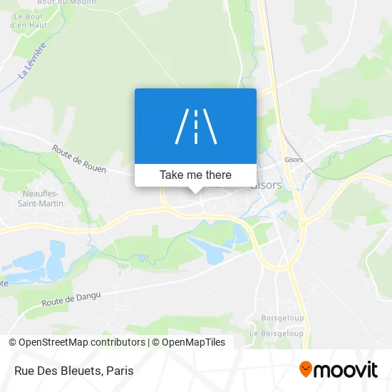 Rue Des Bleuets map