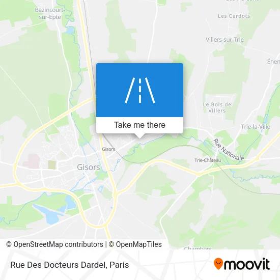 Rue Des Docteurs Dardel map