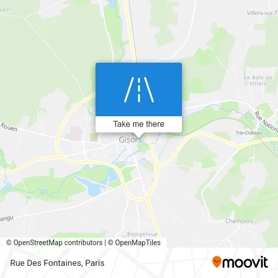 Rue Des Fontaines map