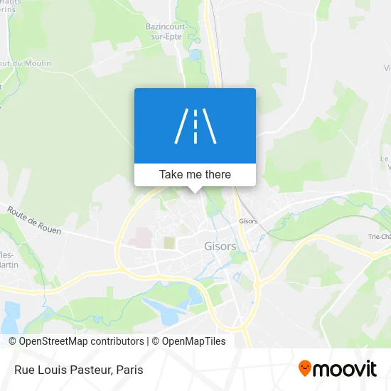 Rue Louis Pasteur map