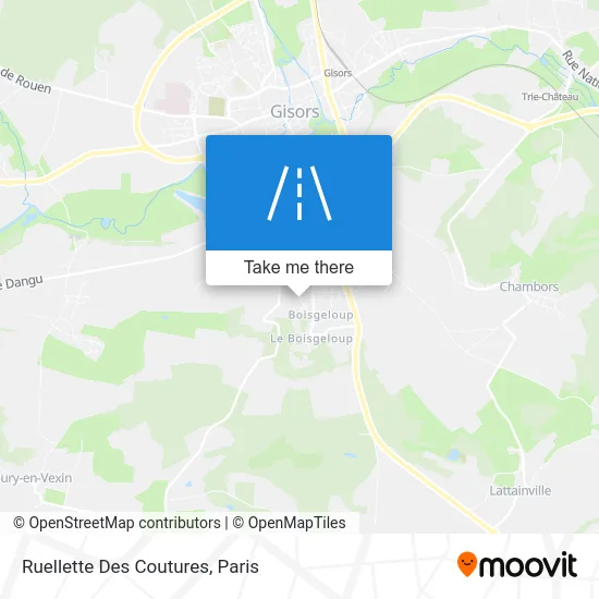 Ruellette Des Coutures map