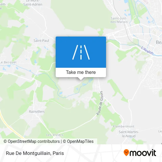 Rue De Montguillain map