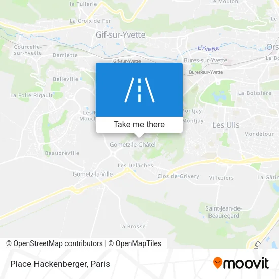 Place Hackenberger map