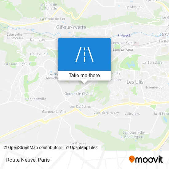 Route Neuve map