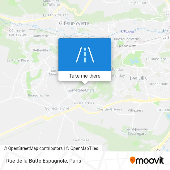 Rue de la Butte Espagnole map