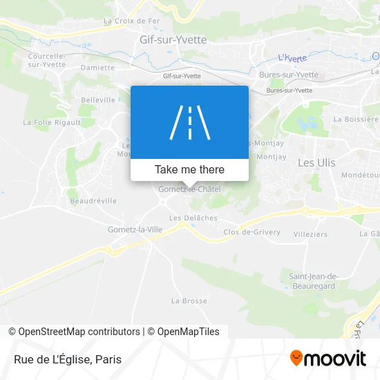 Rue de L'Église map