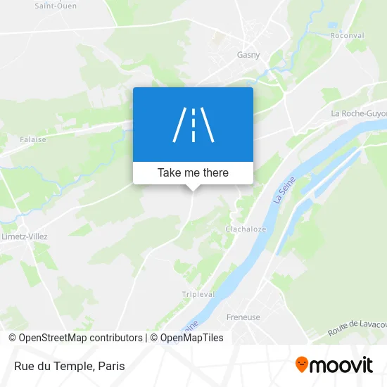 Mapa Rue du Temple
