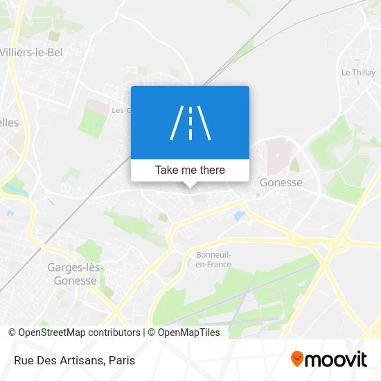 Rue Des Artisans map