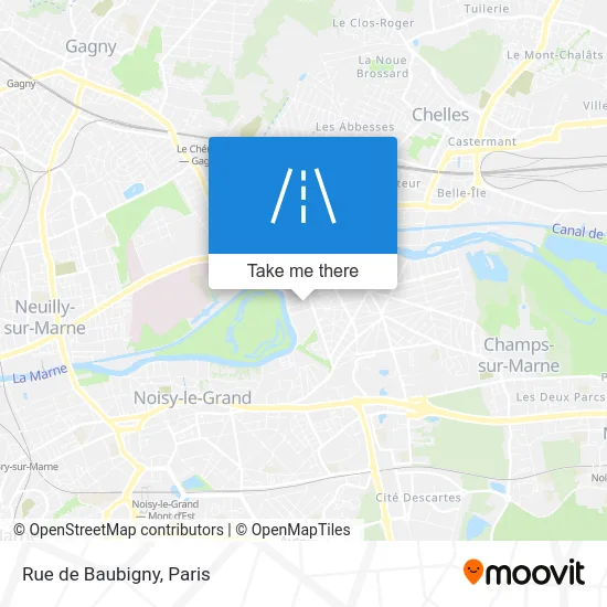 Rue de Baubigny map