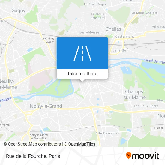 Rue de la Fourche map
