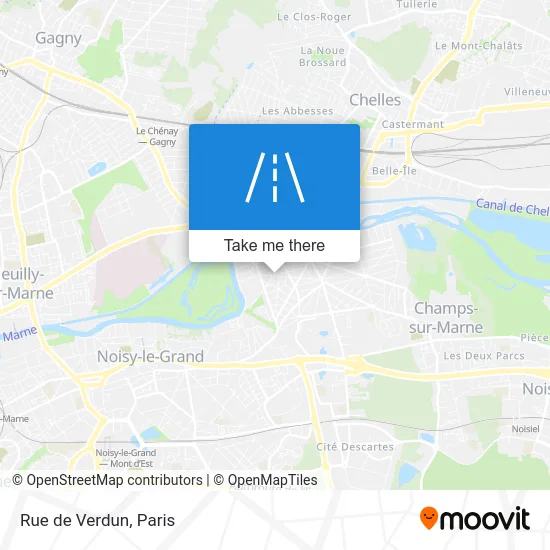 Rue de Verdun map