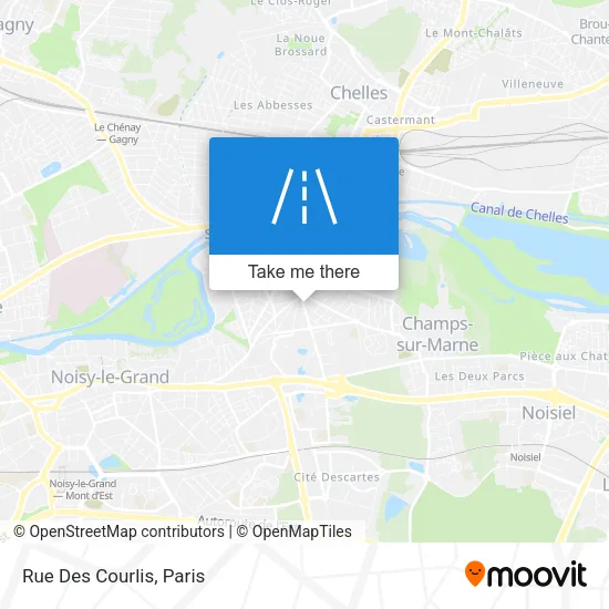 Rue Des Courlis map