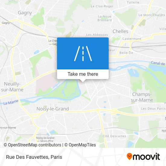 Rue Des Fauvettes map