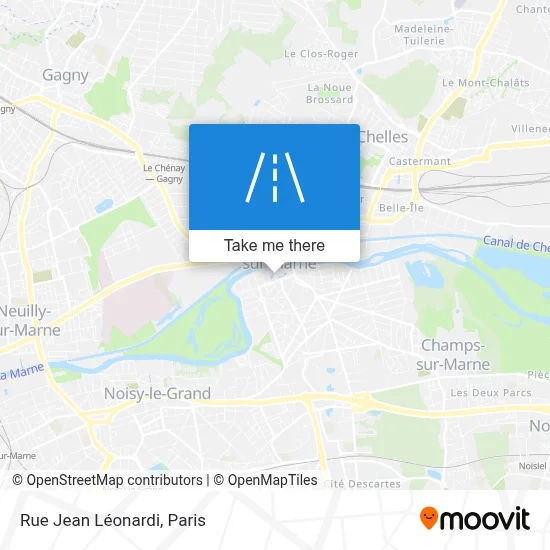 Rue Jean Léonardi map