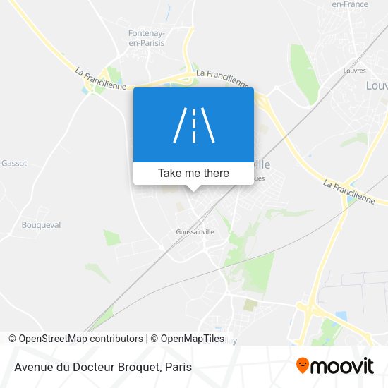 Avenue du Docteur Broquet map
