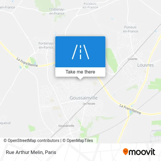 Rue Arthur Melin map