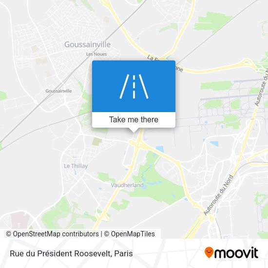 Rue du Président Roosevelt map