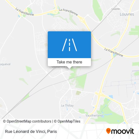 Rue Léonard de Vinci map