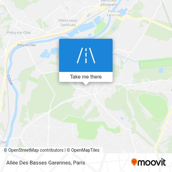 Allée Des Basses Garennes map