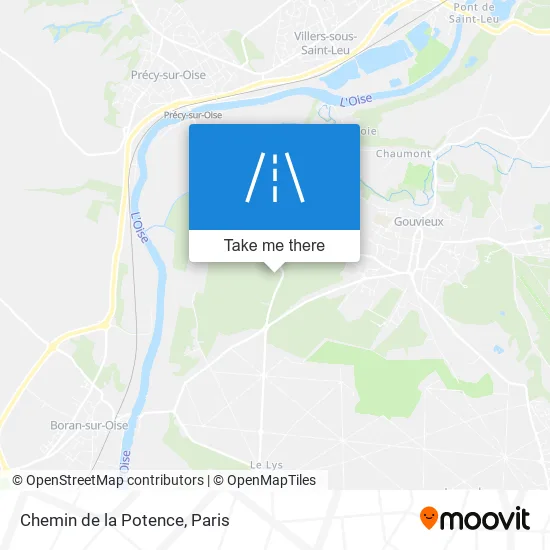 Chemin De La Potence map