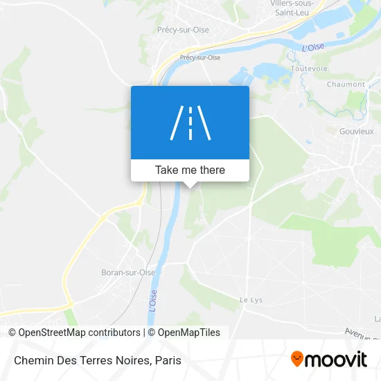 Chemin Des Terres Noires map