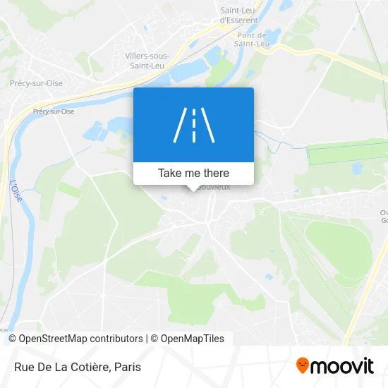 Rue De La Cotière map
