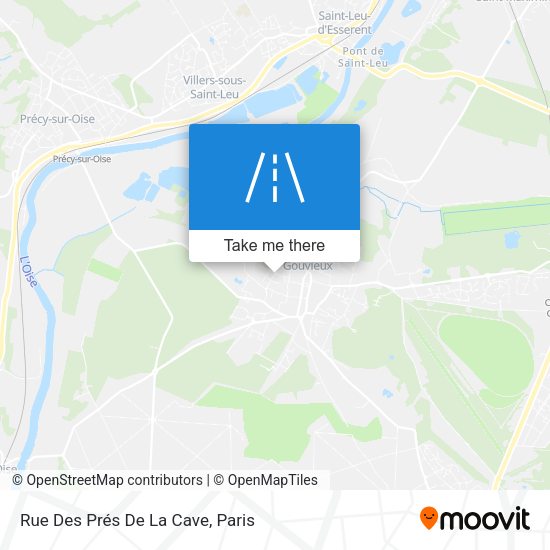 Rue Des Prés De La Cave map