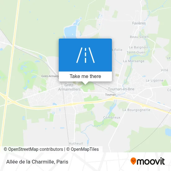 Allée de la Charmille map