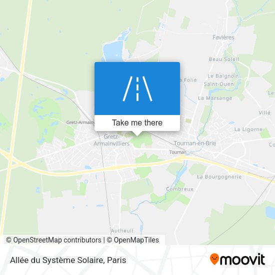 Allée du Système Solaire map
