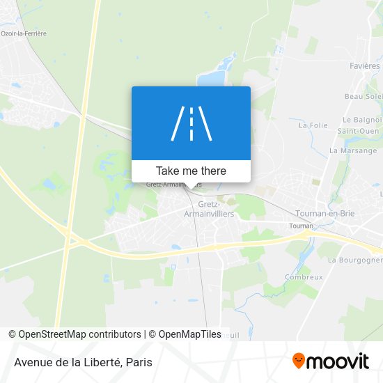 Avenue de la Liberté map
