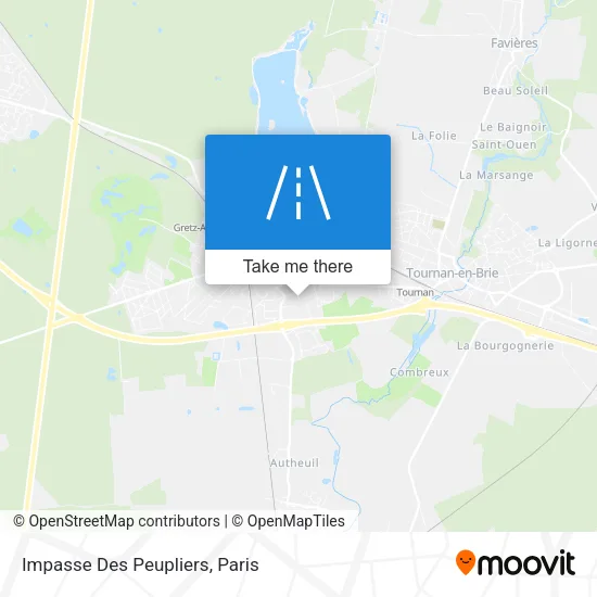 Impasse Des Peupliers map