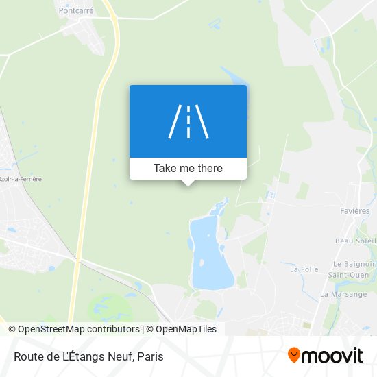 Route De L'Étangs Neuf map
