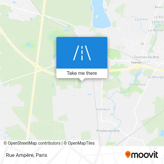Rue Ampère map