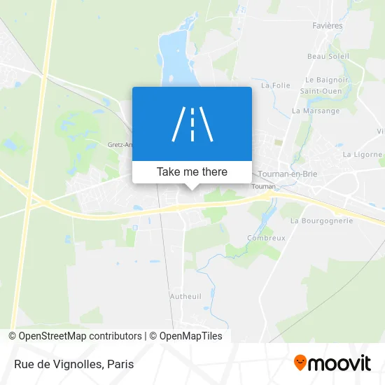 Rue de Vignolles map