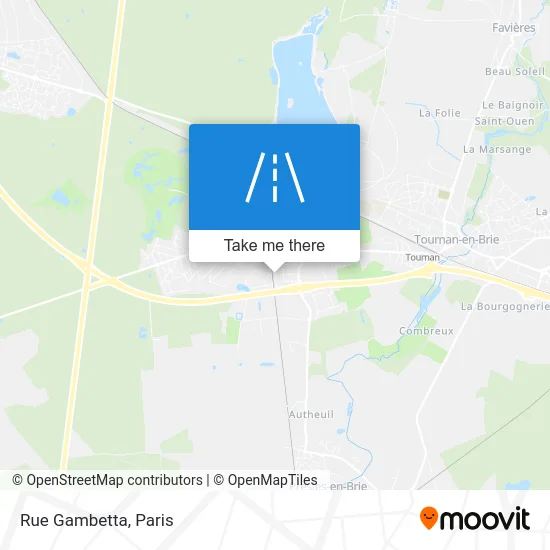 Rue Gambetta map